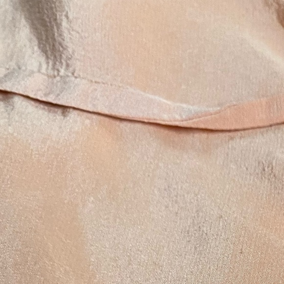 Haute couture orange silk blouse - Picture 5 of 7